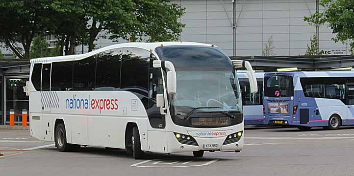 Parks Volvo B9R Plaxton Elite National Express KSK950